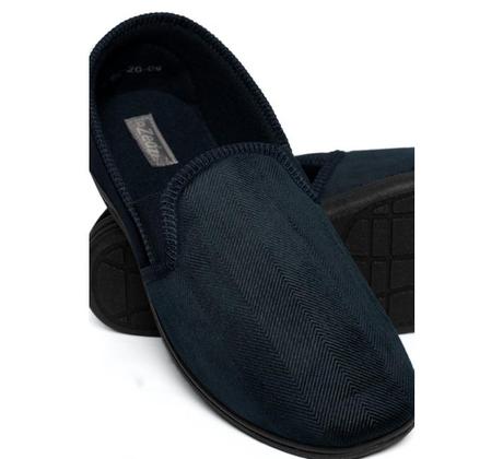 Lewis' Faux suede Herringbone Slippers
