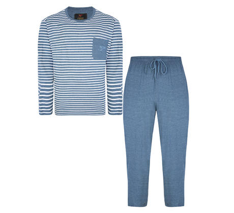 Stripe Tee Loungewear Set