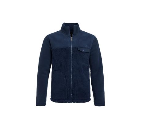 Clanton Recycled Full Zip Panelled Borg Fleece