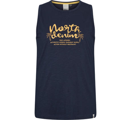 North Denim Print Sleeveless T-Shirt