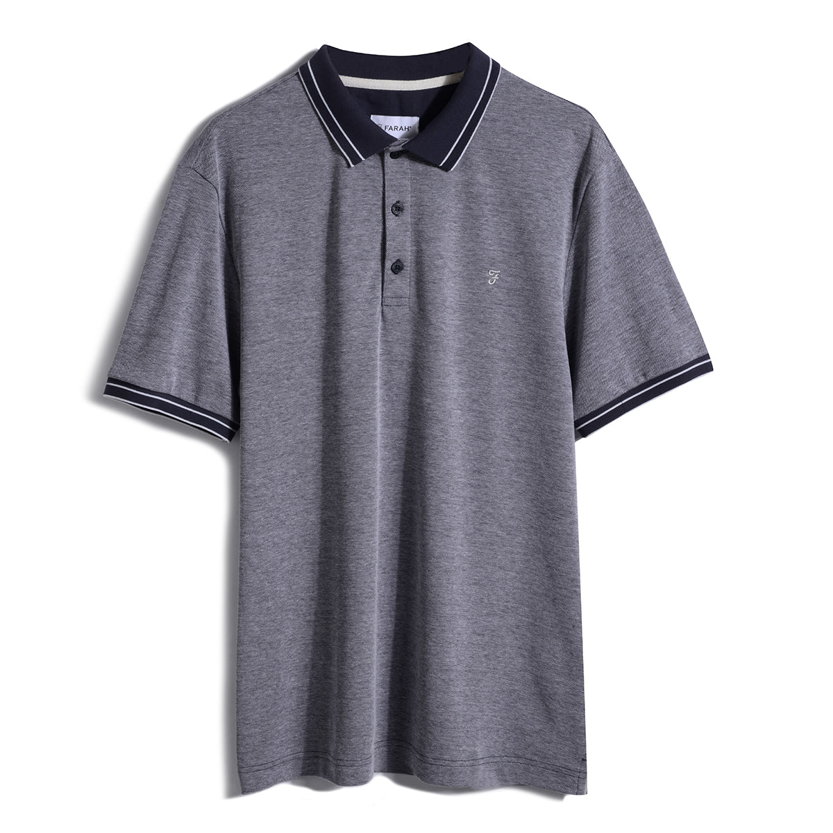 'Moores' Textured Polo Shirt