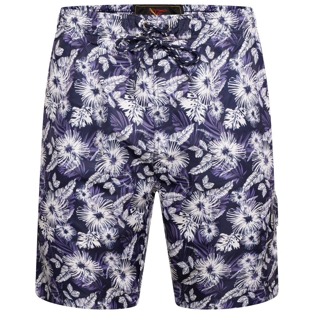 Forge Hawaiian Print Shorts