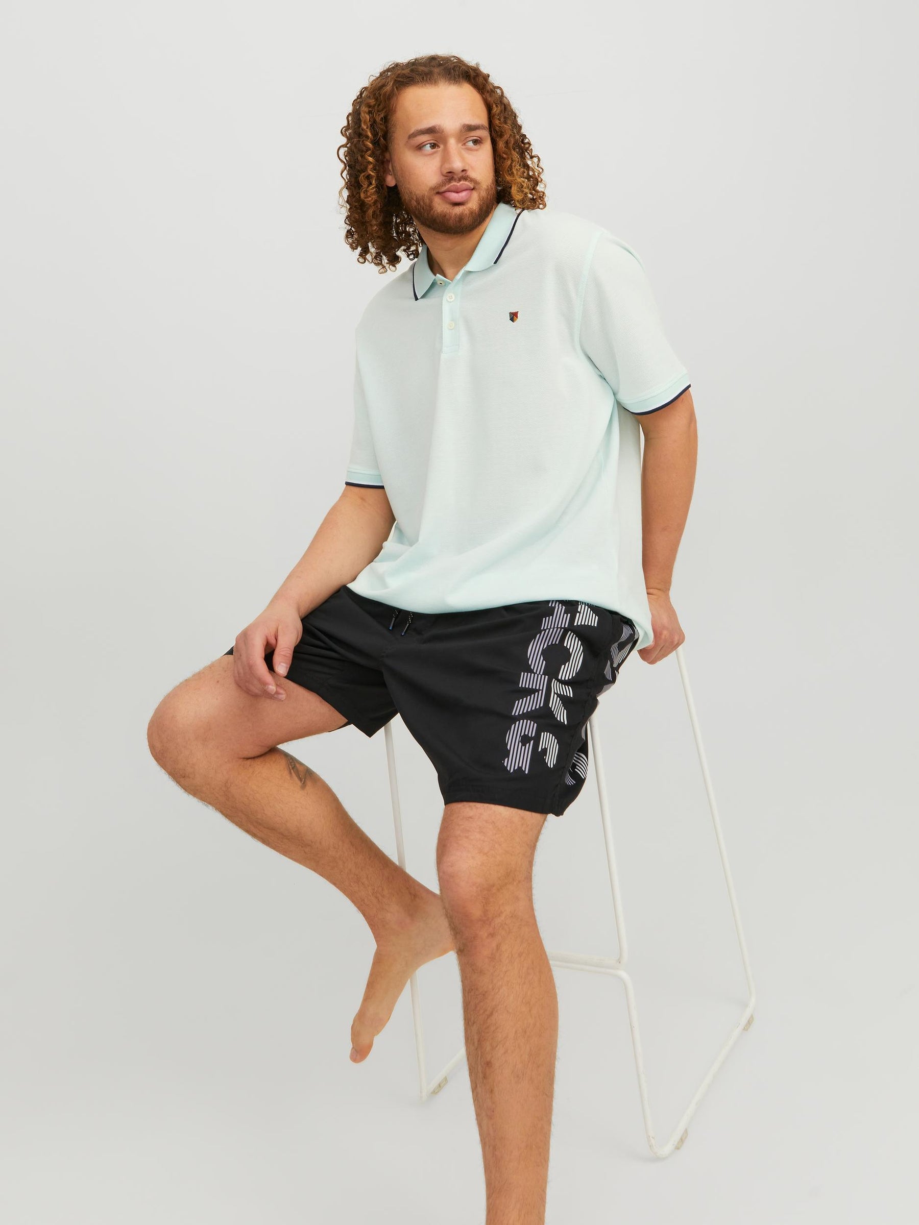 JPSTFIJI Splice Logo Swim Shorts