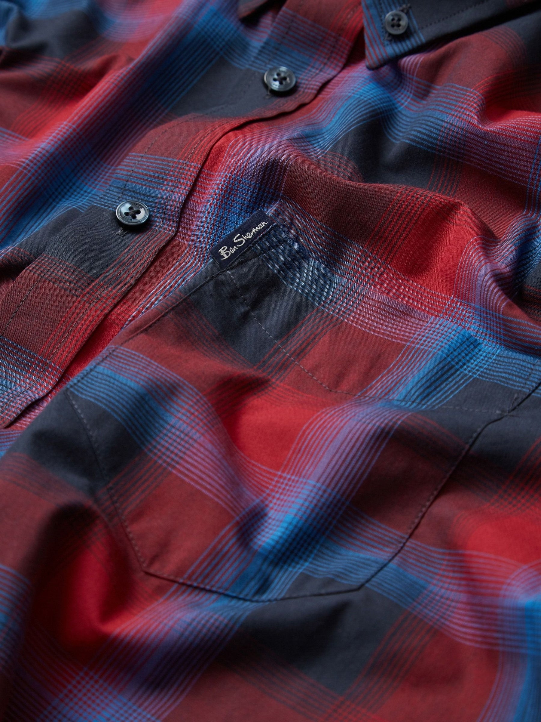 Plaid Check Long Sleeve Shirt