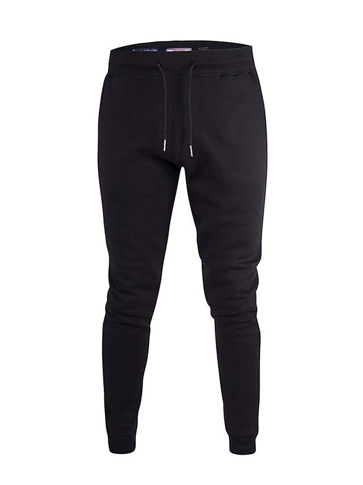 Brandon Cuffed Jersey Joggers - Navy