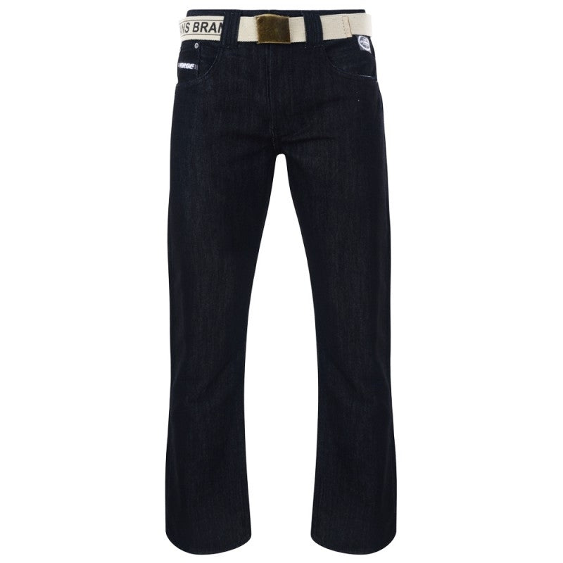 Regular Fit Belted Jeans