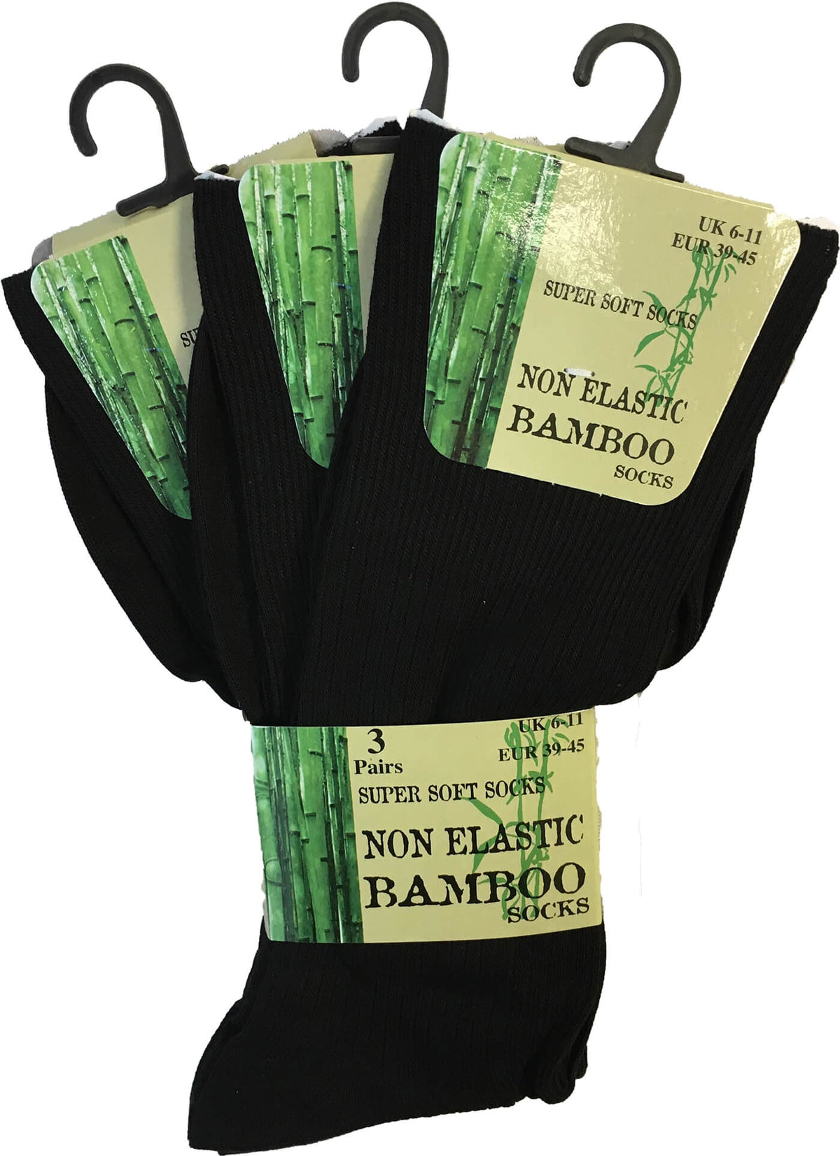 3 Pack Non Elastic Bamboo Socks