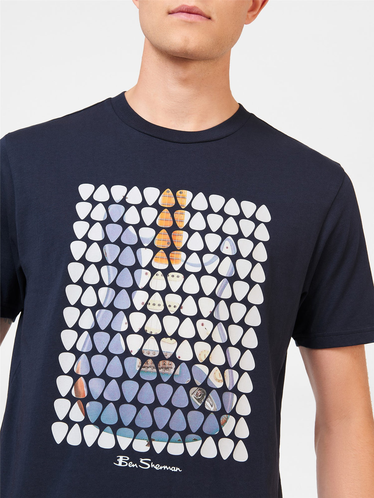 Plectrum Print T-Shirt