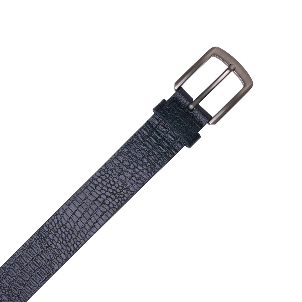 Crocodile Texture Leather Belt