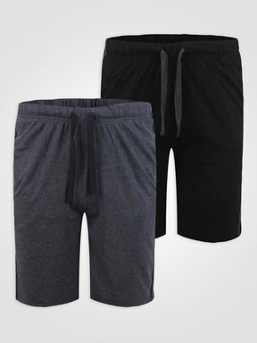 RYAN Two Pack Elasticated Waist Jersey Short
