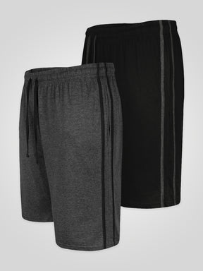RYAN Two Pack Elasticated Waist Jersey Short