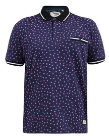 'Rover' Melon Print Polo Shirt