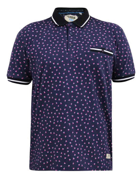 'Rover' Melon Print Polo Shirt