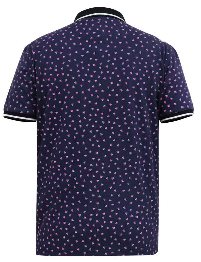 'Rover' Melon Print Polo Shirt