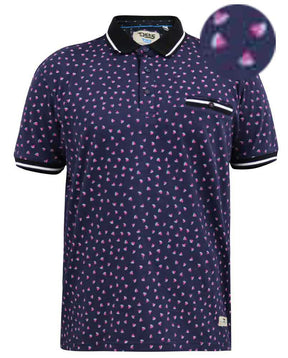 'Rover' Melon Print Polo Shirt