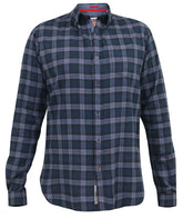 'Luton' Flannel Check Long Sleeve Shirt