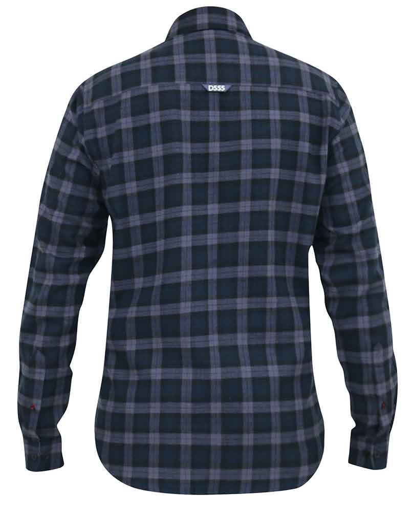 'Luton' Flannel Check Long Sleeve Shirt