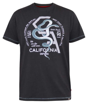 'Cortex' California Snake Print T-Shirt