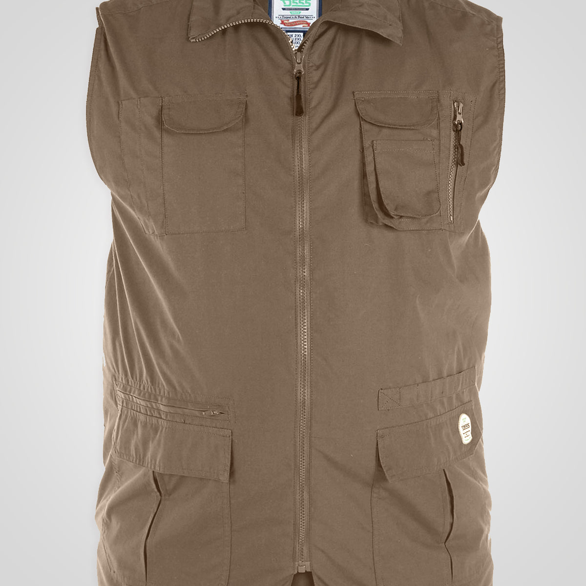 D555 Enzo Multi Pocket Waistcoat