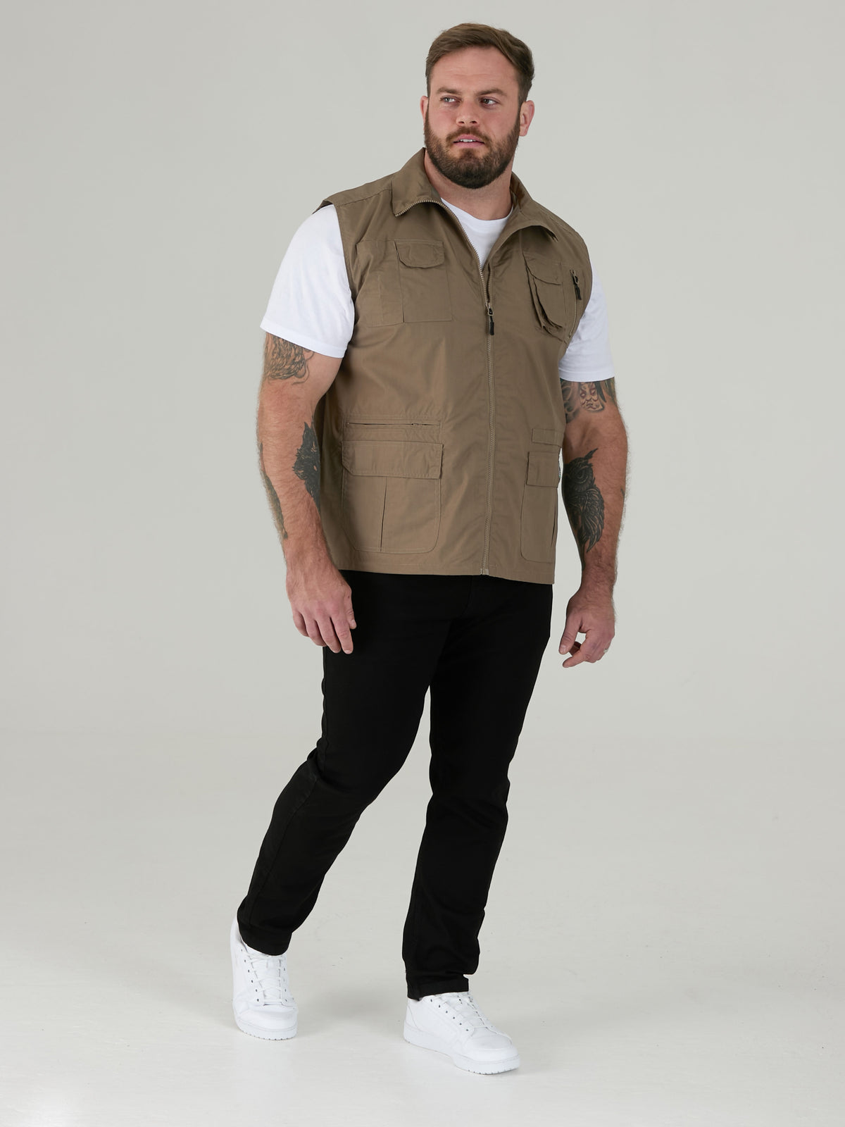 Enzo Multi Pocket Waistcoat