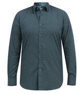 Tall Fit 'Morgan' Long Sleeve Micro Print  Shirt