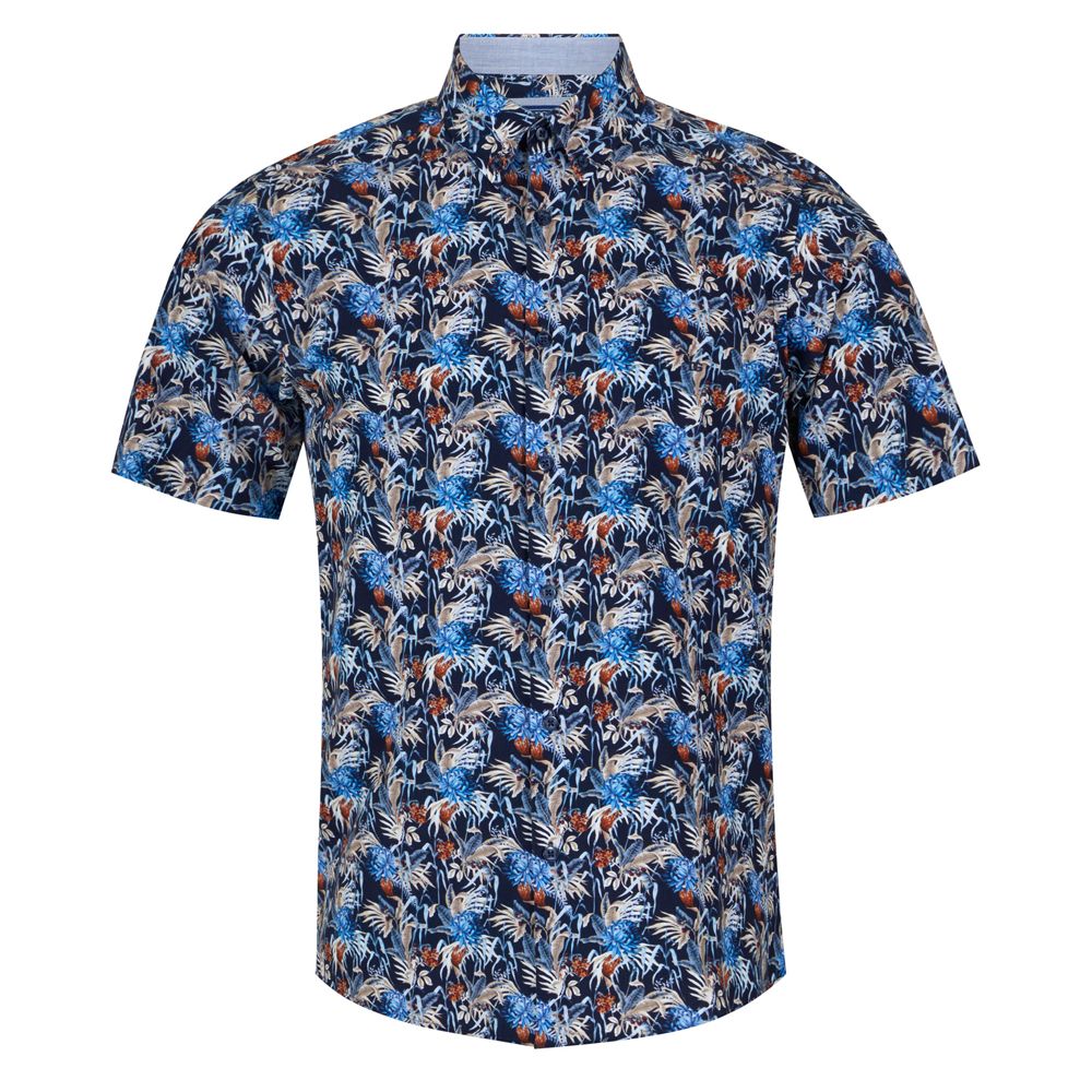 Floral Print Short Sleeve Shirt