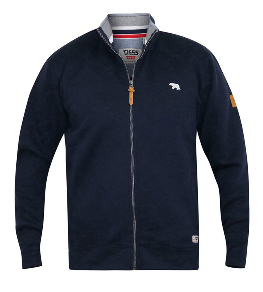 'Nashua' Full Zip Plain Sweatshirt