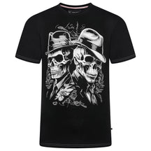 Twin Gentleman Skull Print T-Shirt