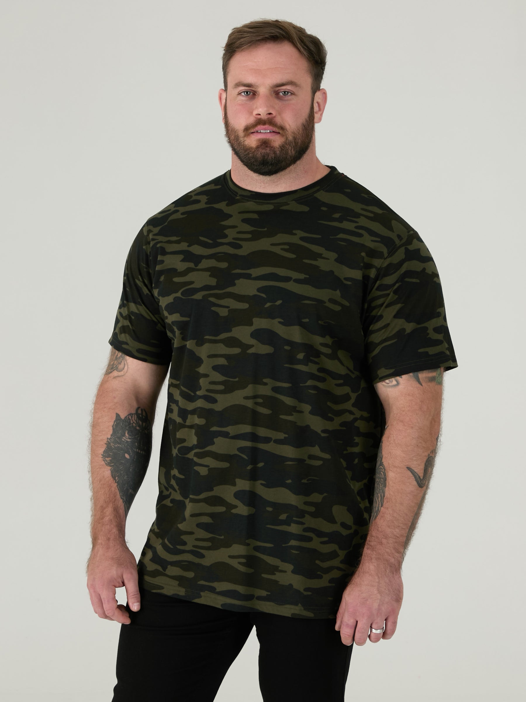 GASTON Camouflage Print T-Shirt