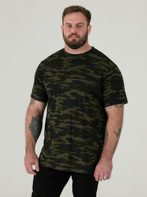 GASTON Camouflage Print T-Shirt