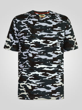 GASTON Camouflage Print T-Shirt