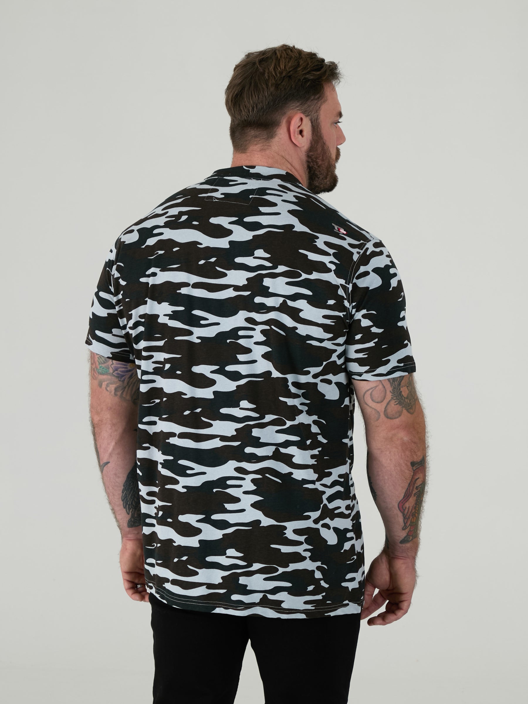 GASTON Camouflage Print T-Shirt