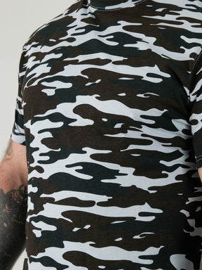GASTON Camouflage Print T-Shirt