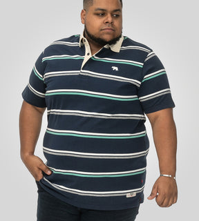 'Reading'  Stripe Rugby Polo Shirt