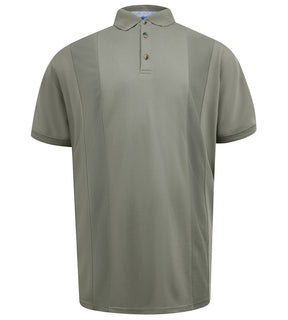 'CHIPPENHAM' Jacquard Knit Panel Polo