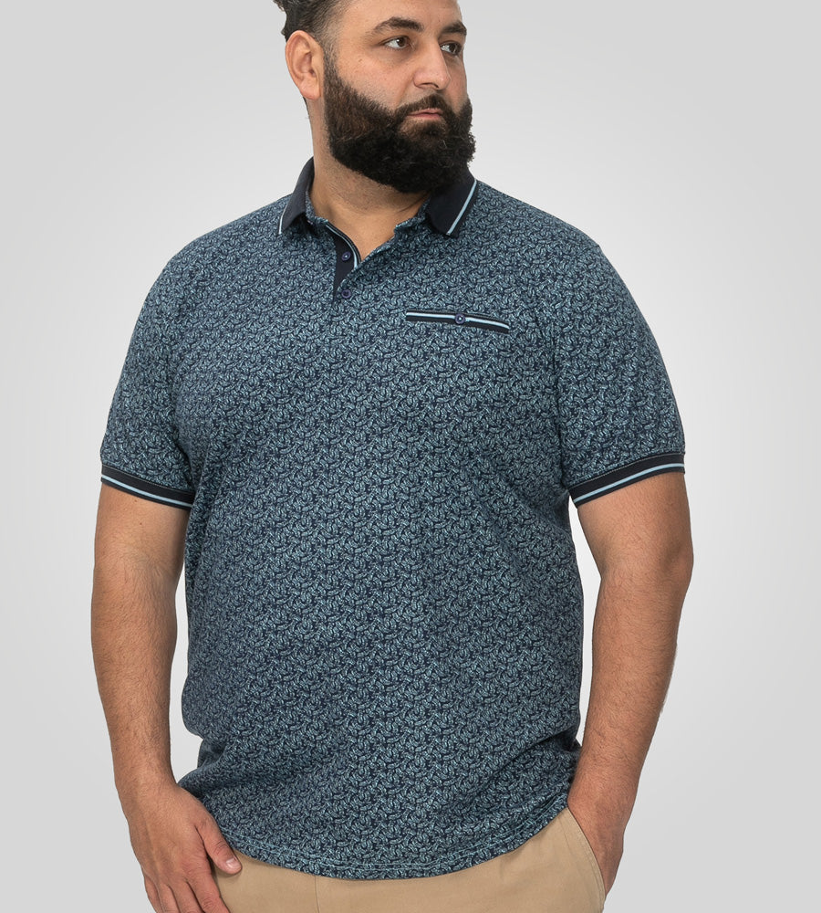 'WOOLWICH' All Over Print Polo Shirt