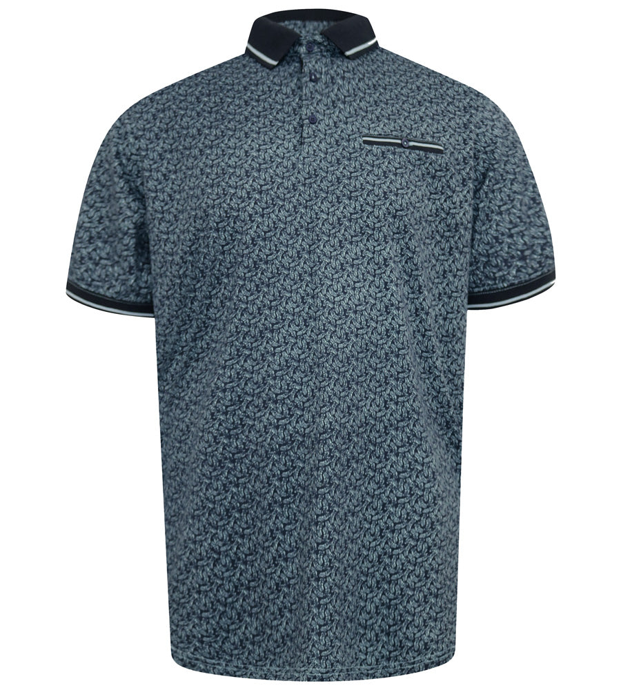 'WOOLWICH' All Over Print Polo Shirt