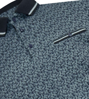 'WOOLWICH' All Over Print Polo Shirt