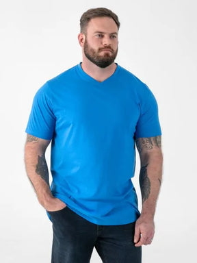 Signature Premium Weight Combed Cotton V-Neck T-Shirt