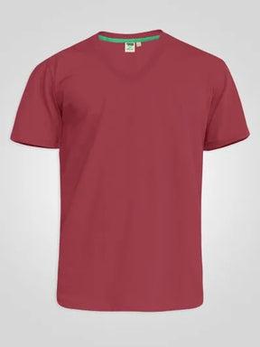 Signature Premium Weight Combed Cotton V-Neck T-Shirt