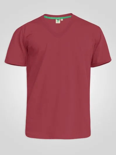 Signature Premium Weight Combed Cotton V-Neck T-Shirt