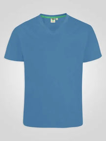 Signature Premium Weight Combed Cotton V-Neck T-Shirt