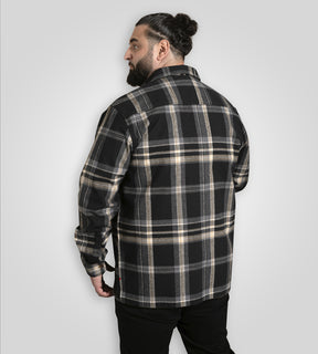 'Falkirk' Checked Heavy Shacket Over Shirt