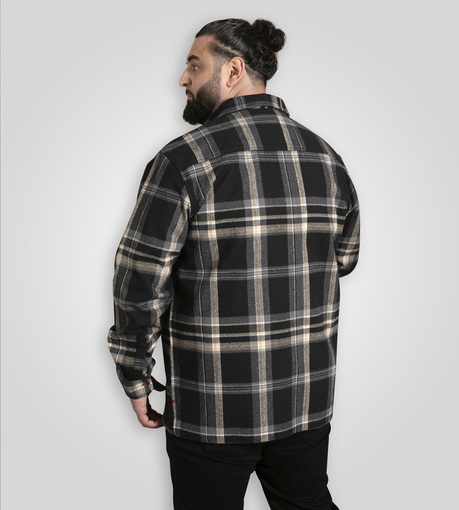 'Falkirk' Checked Heavy Shacket Over Shirt