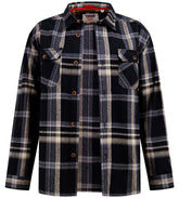 'Falkirk' Checked Heavy Shacket Over Shirt