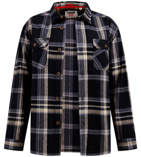 'Falkirk' Checked Heavy Shacket Over Shirt