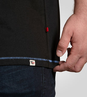 'DEWSBURY' Skeleton On A Bike Print T-Shirt