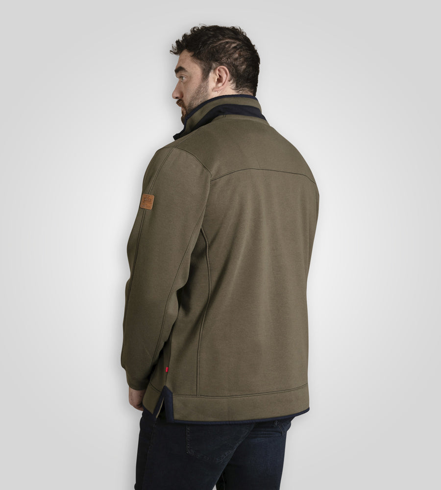 'LEICESTER' 1/4 Zip Fleece Sweatshirt