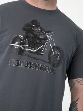 'Craig' Gorilla Biker Print T-Shirt