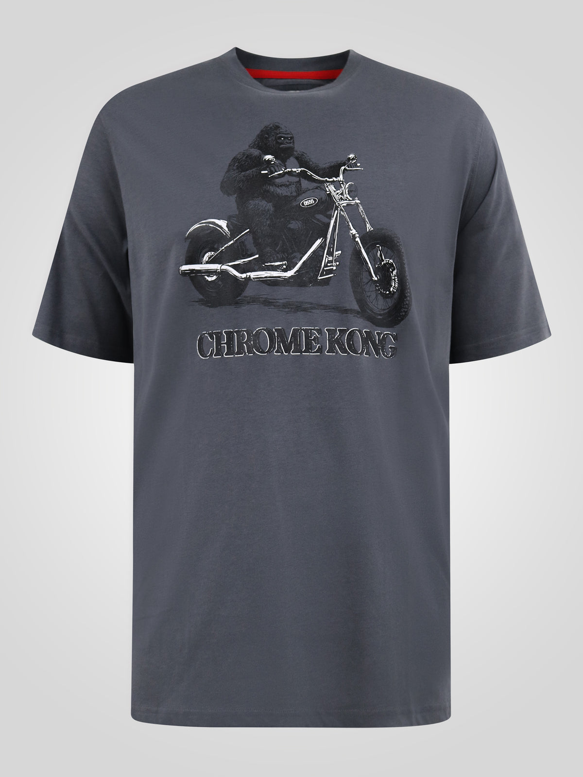 'Craig' Gorilla Biker Print T-Shirt